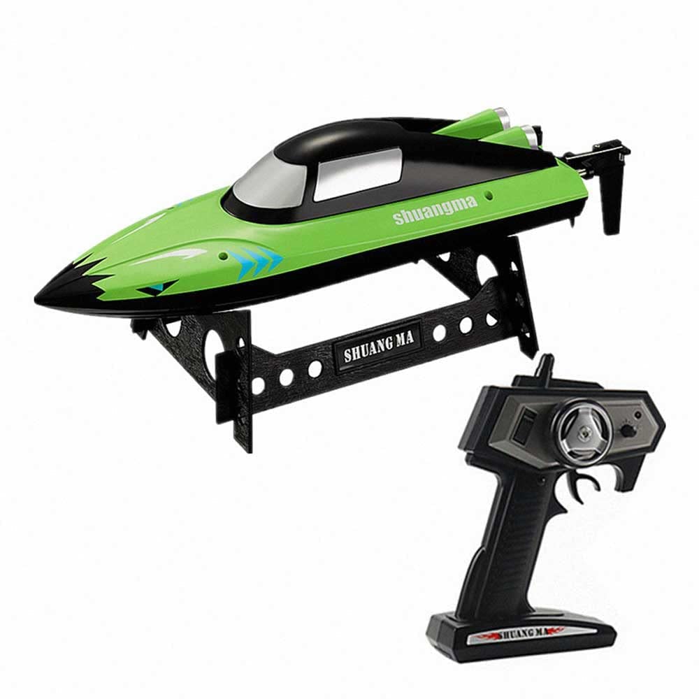 Remote Control Boat, 2.4Ghz Radio Controlled Boat For Lakes/Pool, 25KM/H High Speed Racing Watercraft Anti-Rollover Water Cooling System Charging RC Speedboat