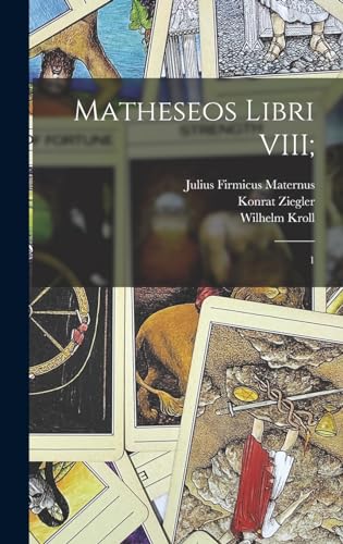 Matheseos libri VIII;: 1
