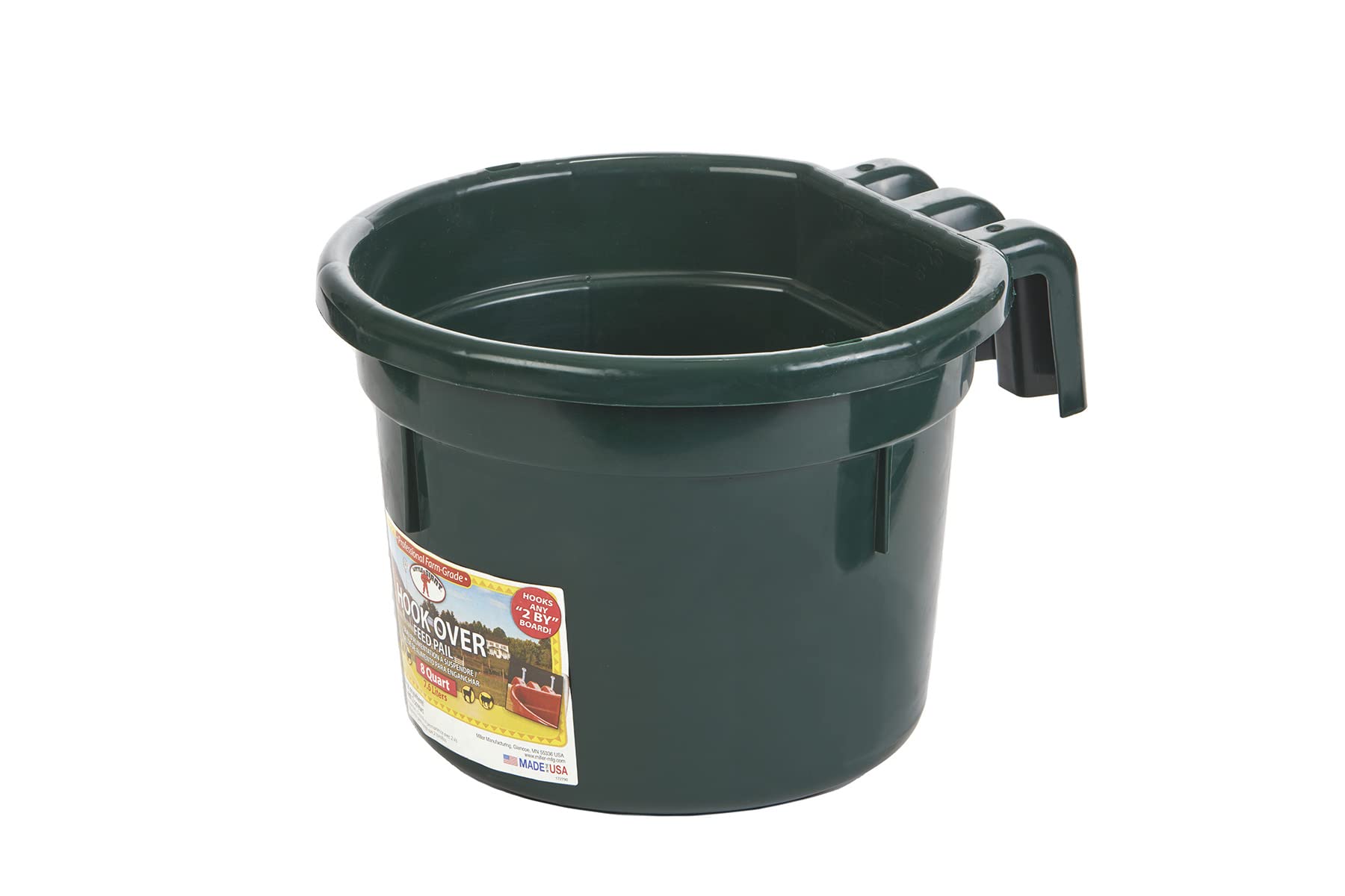 Duraflex 8 Quart Hook Over Feed Pail