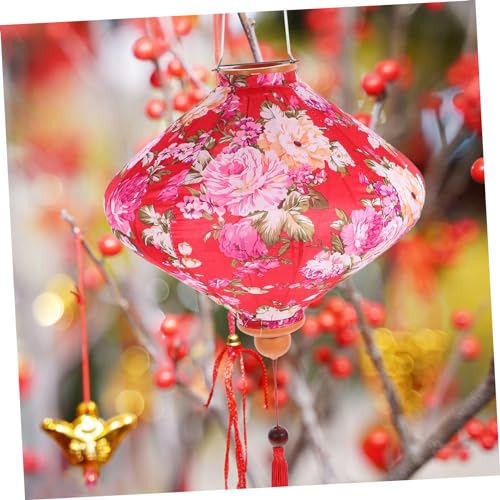 Lanterne suspendue chinoise fleurie pour embellir vos fêtes - 7