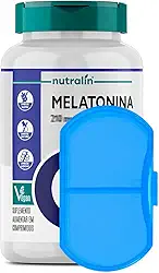M.elatonina 0.21mg, Nutralín 60 Comprimidos + Porta Cápsulas