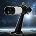 5X Astronomical Telescope Finder Scope Portable Crosshair Telescope Finderscope for Initial Positioning