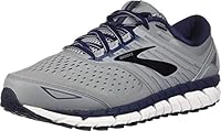 Algopix Similar Product 12 - Brooks Mens Beast 18 GreyNavy 85 D