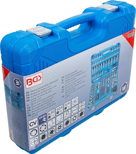 BGS 2292 | Juego de llaves de vaso Super Lock | entrada 6,3 mm (1/4") | 10 mm (3/8") / 12,5 mm (1/2") | 192 piezas
