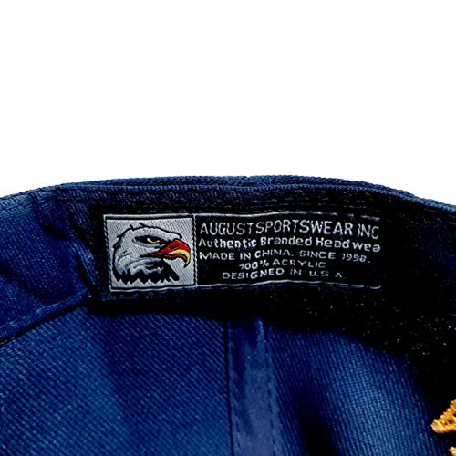 Gorra bordada Air Force azul marino acrílica miniatura 5