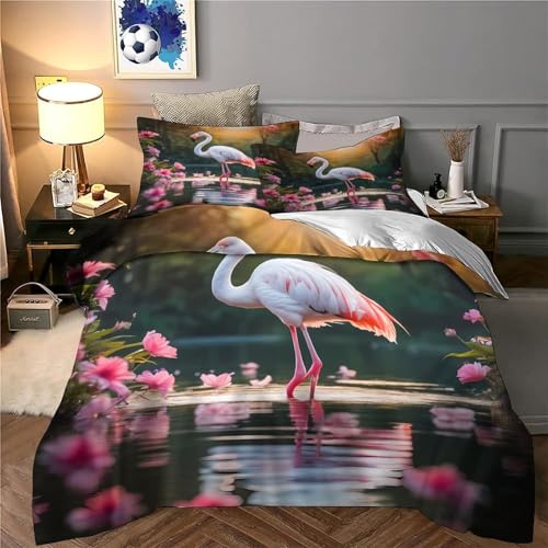 Parure de lit microfibre résistante 200x200 housse de couette imprimée - 6