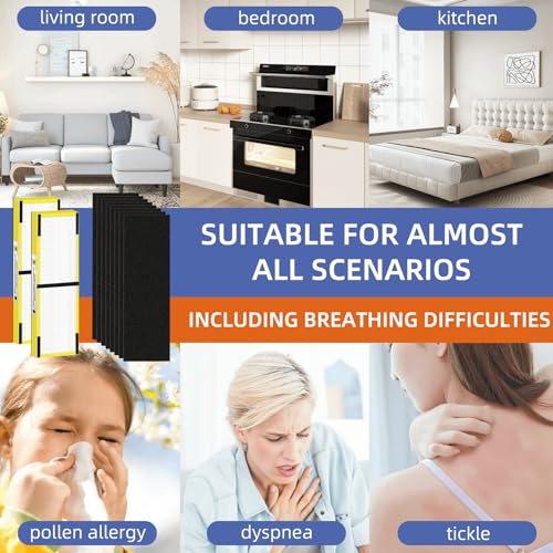 Image of FLT4825 HEPA Filter B Replacement Compatible with G-Guardian Air Purifiers AC4825 AC4825E AC4825W AC4300 AC4800 AC4900 AC4850,2 H13 True HEPA Filters+8 Carbon Pre-Filters