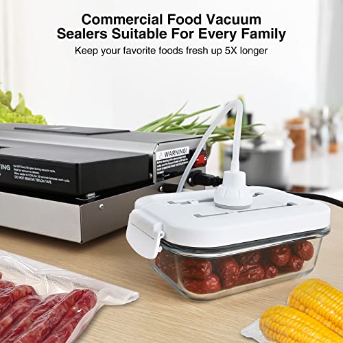 Ecojoy 12" Commercial Vacuum Sealer Machine V9100,5 Modes, Continuously Uses 500+ Times Without Overheating, 85Kpa Stainless Steel Sealer For Food Storage And Sous Vide #TOP4