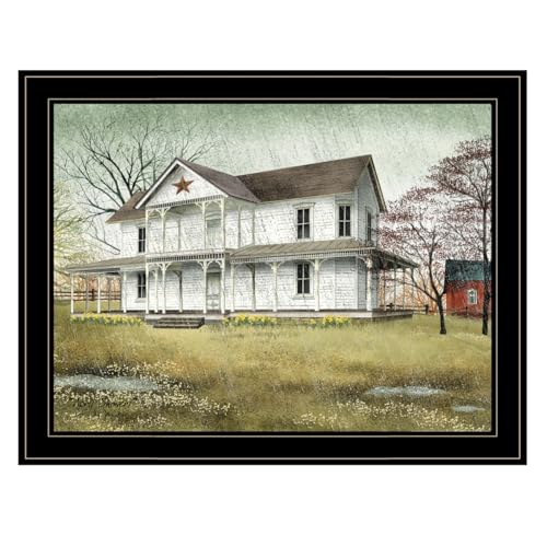 Trendy Decor4U April Showers by Billy Jacobs, Ready to Hang