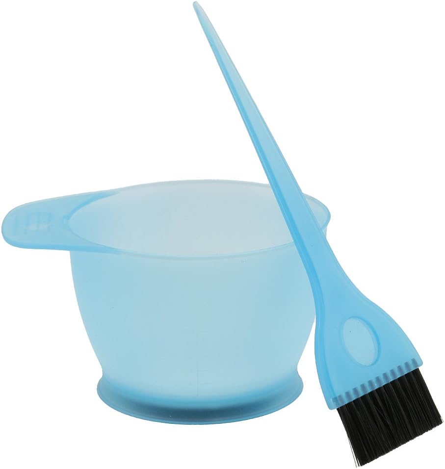 SDENSHI 4 Pack Barber Hair Dye Color Brush and Bowl Set Kit for Dying Bleach Applicator : Beauty & Personal Care