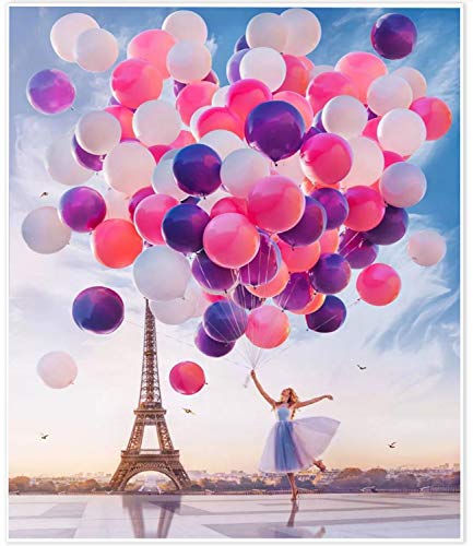 EHO 5D Diamond Painting Art Kits for Adults Kids Accessories Tools Dots Diamond, Paint by Number Diamond Dots Crafts for Teens Beginner Paint Set for Canvas Painting, Balloon
