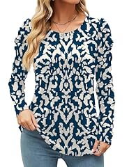 Navy Blue Apricot Floral