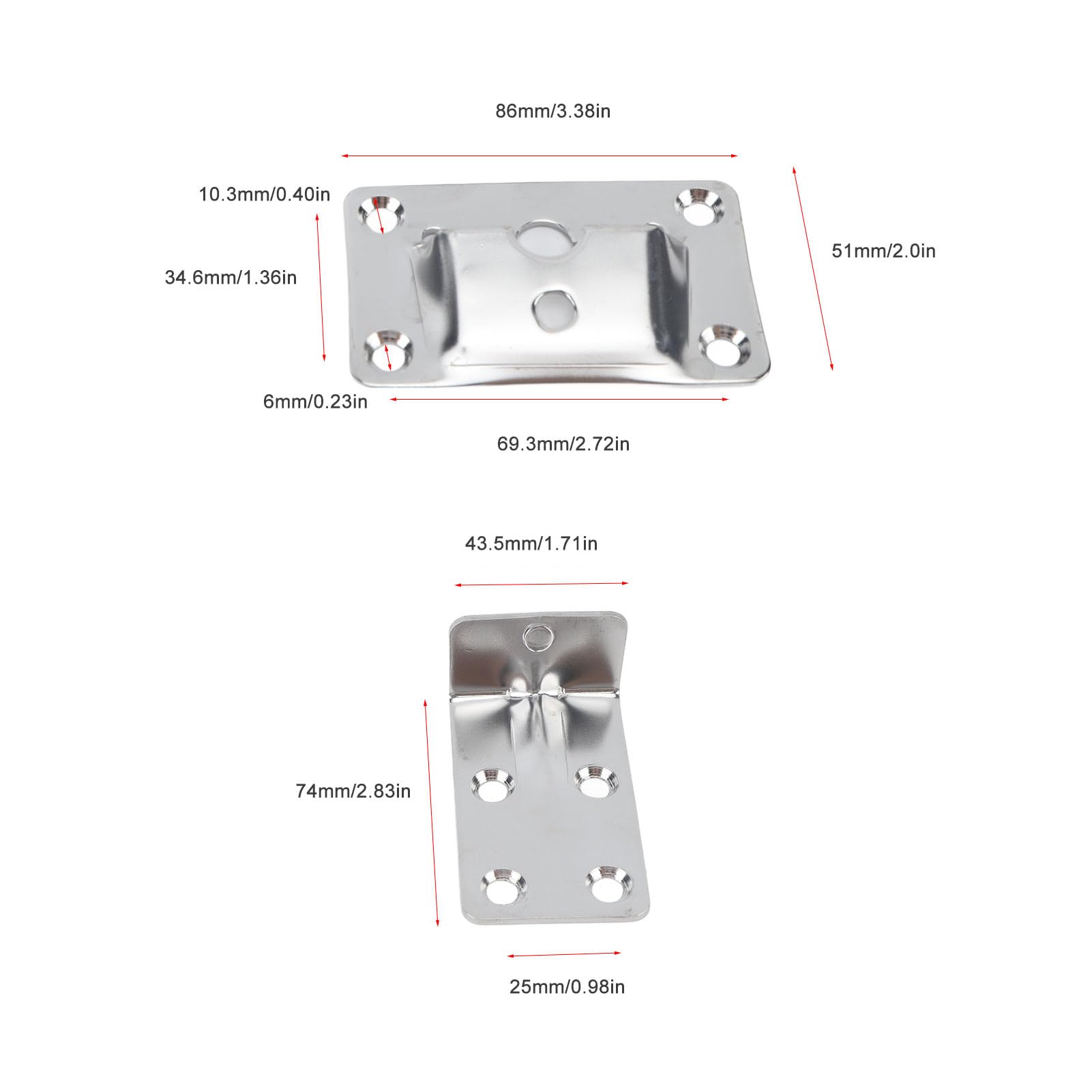 Staffe da tavolo rimovibili in acciaio inossidabile per roulotte, 1 paio di staffe da tavolo rimovibili, di ricambio, robuste e resistenti, utilizzate per roulotte, barche, yacht, navi