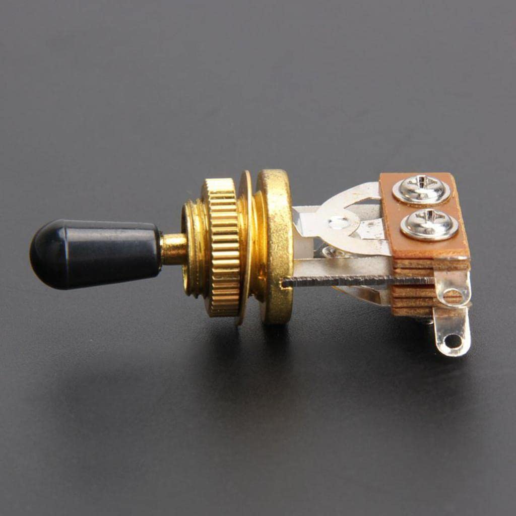 3 Way Pickup Selector Toggle Switch for Les Paul Electric Guitar Part Golden|Musical Instruments & Gear | Guitars & Basses | Parts & Accessories |1 Piece Guitar Toggle Switch