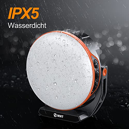 ZMNT LED Campinglampe 10000mAh Akku Camping Laterne mit USB C Aufladbar