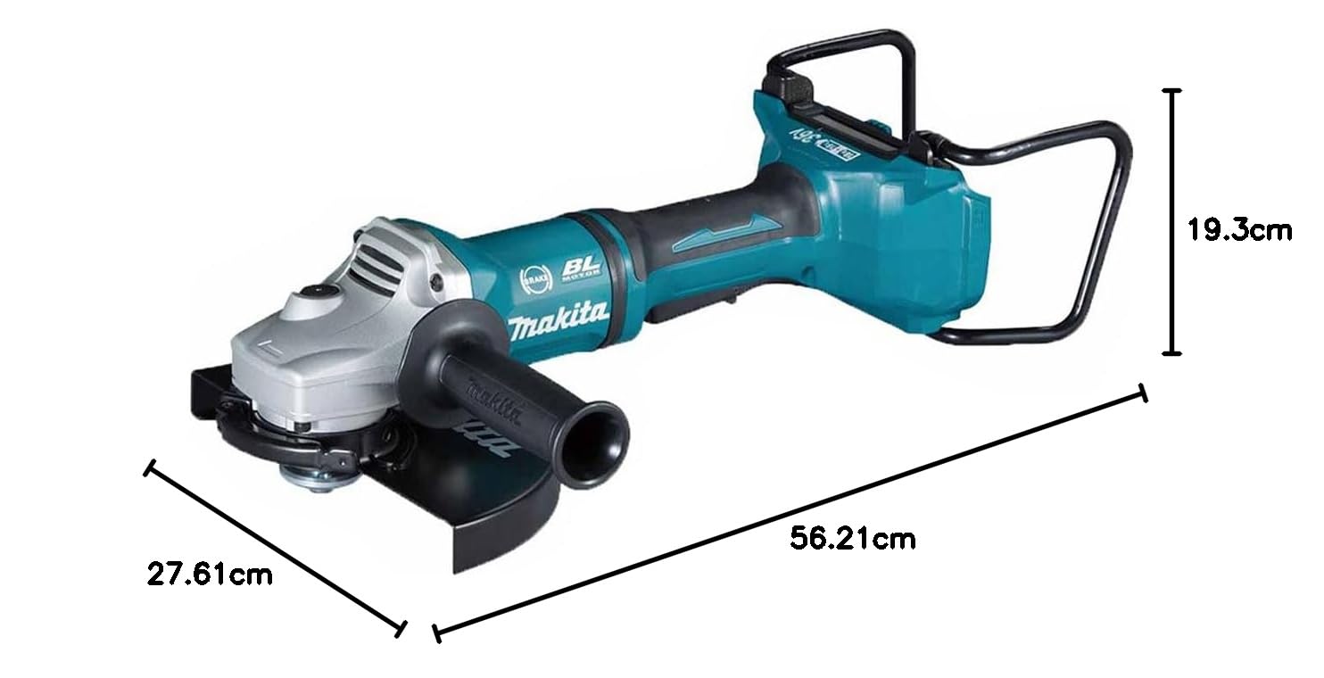 Makita DGA900Z, 36 V, Twin 18 V Bezszczotkowa Szlifierka Kątowa 230 mm - Baterie i Ładowarka Nie Są Dołączone