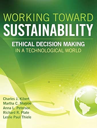 Working Toward Sustainability: Ethical Decision-Making in a Technological World book cover