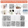 Resin Molds for Jewelry, Paxcoo 678pcs Earring Making Kit with 28pcs Epoxy Molds and 650pcs Earring Hooks, Jump Rings for Pendants, Resin Crafts, DIY Earring