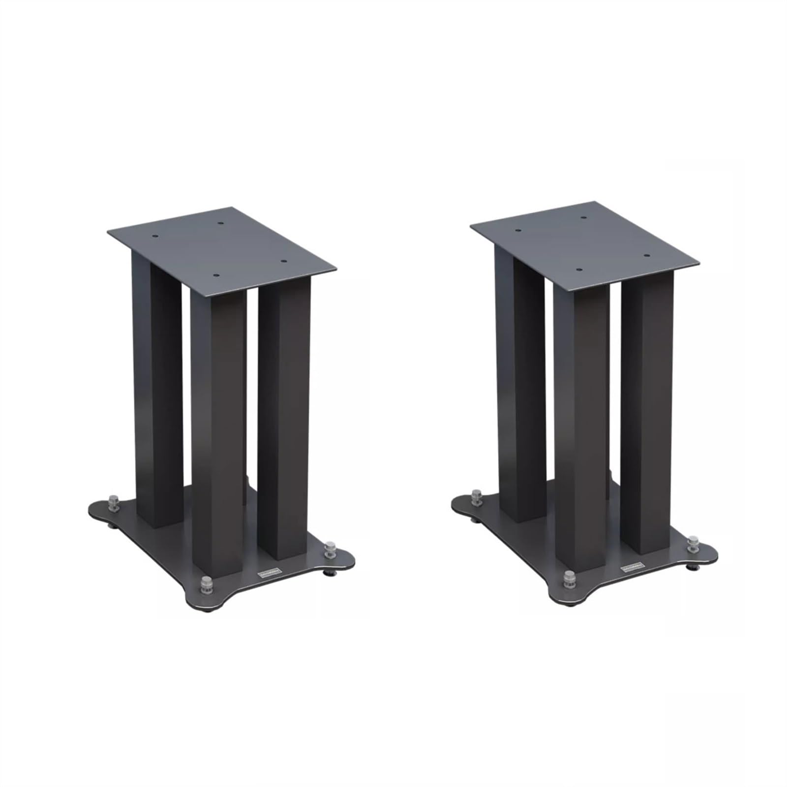 yinxx240708 Speaker Stands Mounts All-Metal Speaker Stand Audio Bracket Bookshelf Desktop Home Theater Iron Surround Floor Stand Desktop Speaker Stands(40CM)