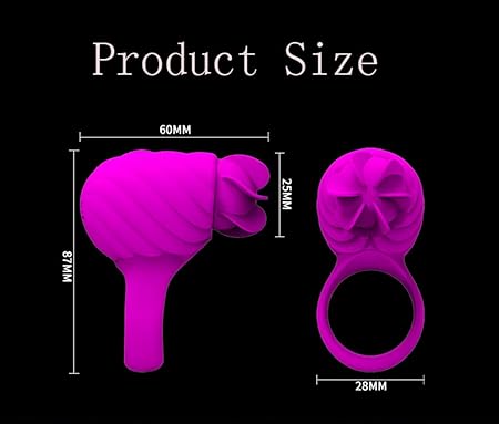 YD Anillo vibrador Giratorio con estimulador para el clítoris ...