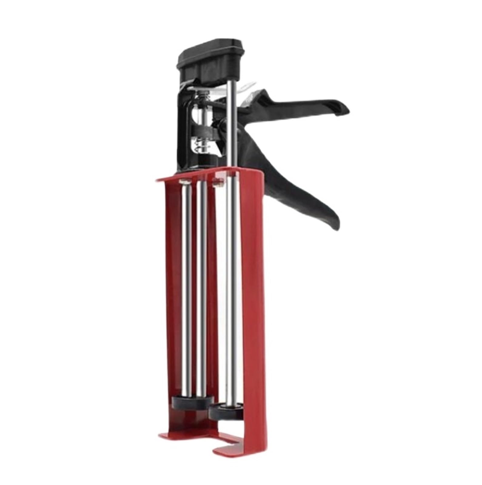 Pistola de calafateo Manual Ajustable Pistola de Cartucho de Doble componente de Acero de 400ml, aplicador de Pistola de Pegamento Manual hidráulica, Pistola de calafateo