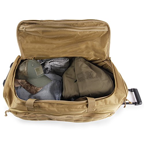 Highland Tactical Squad Rolling Duffel, DESERT, One Size