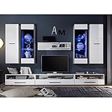 Griffe, Vitrinenrückwände und Glasrahmen: Schwarz