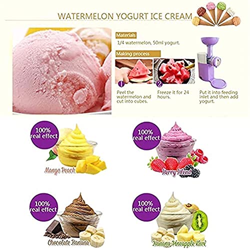 Yokbeer Softeismaschine, Softeismaschine für Zuhause Ice Cream Maker Eismaschine Frozen Yogurt-milchshake Maschine… – Bild 6