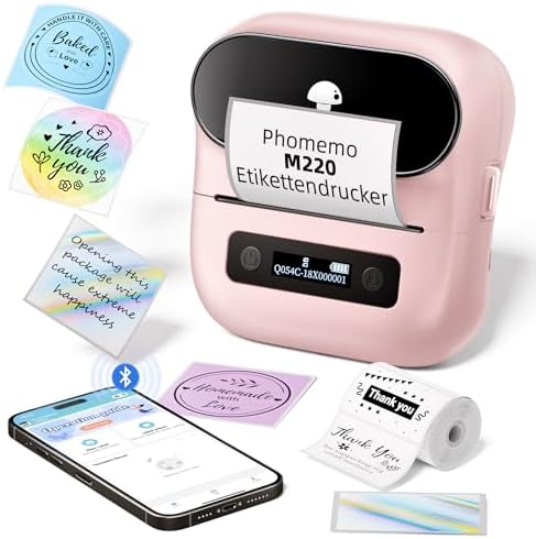 NIINBOT B31 Etikettendrucker Bluetooth - Tragbarer Labeldrucker Für Büro & Zuhause