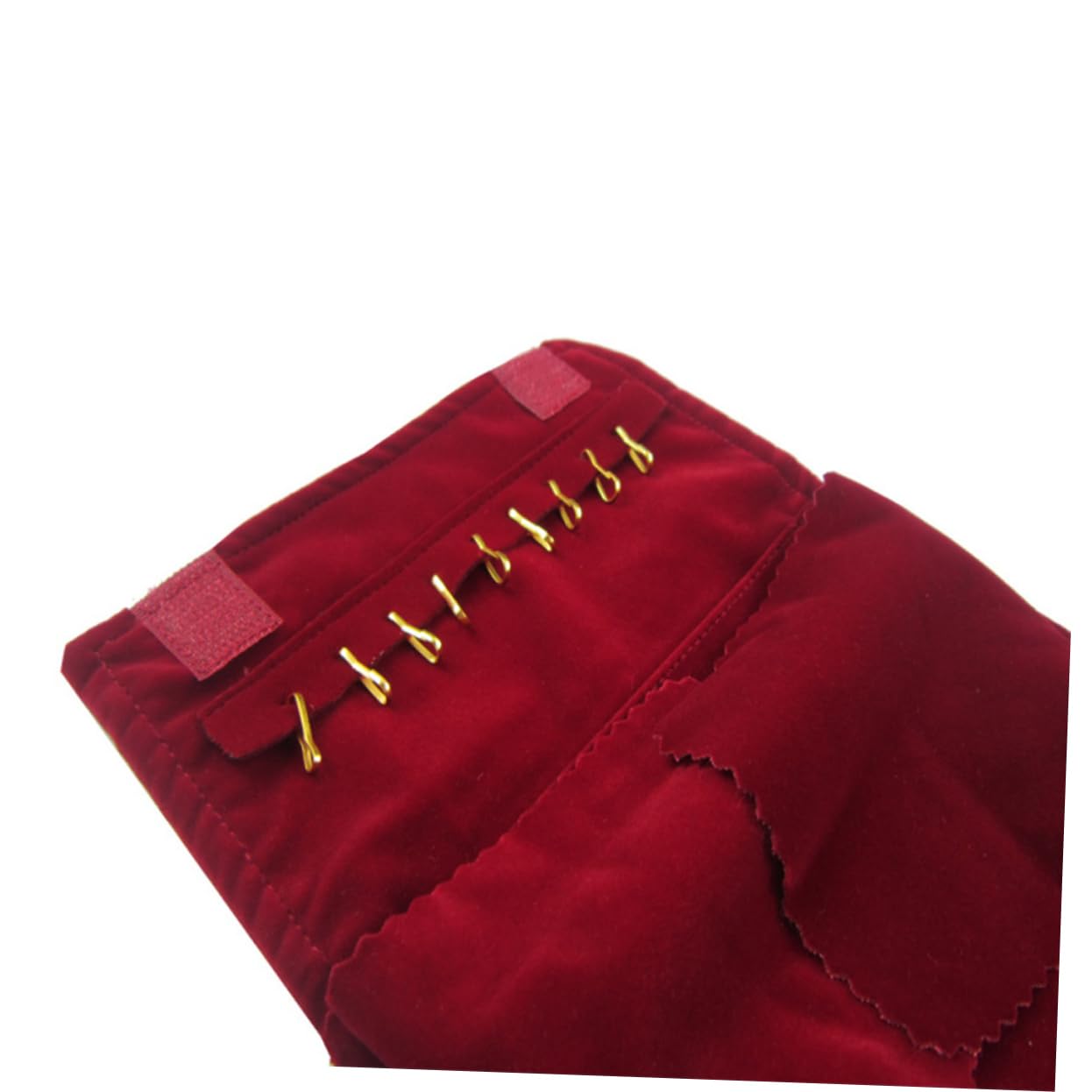 Healeved 1pc Jewelry Storage Roller Bag for Rings Earrings and Bracelets Compact Organizer Pouch for Women and Durable Travel Accessory Red