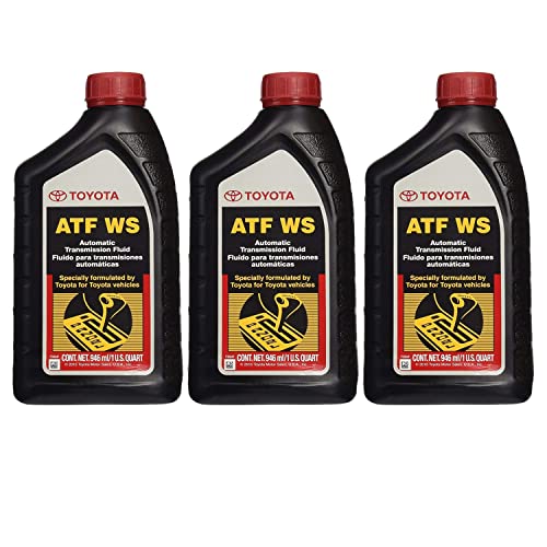 Genuine OEM ATF WS 3 Quarts Automatic Transmission Fluid (3x1 qt) For Toyota Lexus