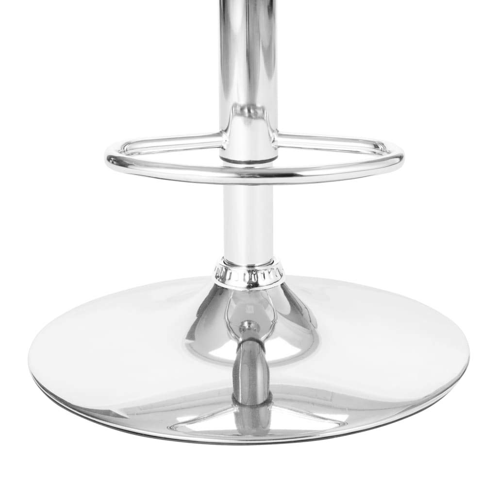 vidaXL Barstuhl Höhenverstellbar Tresenhocker Barhocker Küchenhocker Thekenhocker Tresenstuhl Bistrohocker Bar Stuhl Hocker Weiß Kunstleder