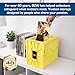 BCW Short Comic Book Bin | Holds 150 Comics | Stackable Plastic Storage | Acid-Free Organizer | Yellow, Single