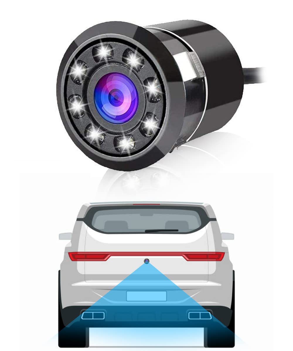 FABTEC Full HD Night Vision Moving Lines Parking Assistant Waterproof Rear View Reverse Parking Camera for All Cars-image-14
