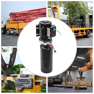 Pompe hydraulique de 10L 220V Agrégat hydraulique 21,5 kg Pompe hydraulique électrique avec réservoir en métal en fer noir Agrégat hydraulique avec grand réservoir d'huile