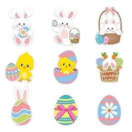 45 Pcs Easter Cutouts...