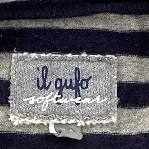 Conjunto Il Gufo para niña en gris y azul de dos piezas 4