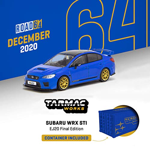 ミニカー TARMAC WORKS WRX STI Final Edition Amazon | TARMACWORKS 1/64 スバル WRX STI EJ20 Final Edition