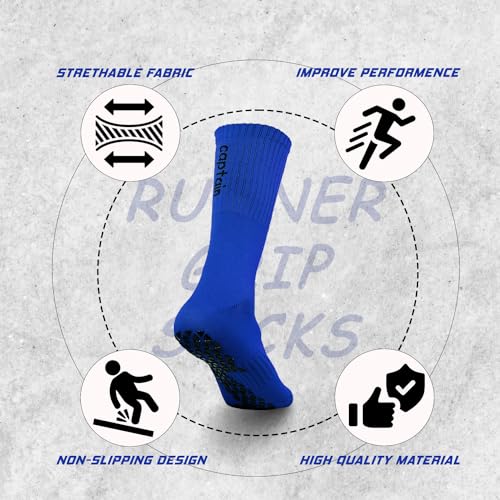 Image of RUNNER ANTI-SLIP Football Calf Length Socks,Football Socks,Soccer Socks,Grip Socks