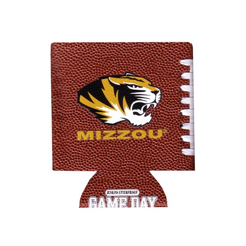 Game Day Outfitters NCAA Missouri Tigers 12DP Football Pocket Koozie, One Size, Multicolor