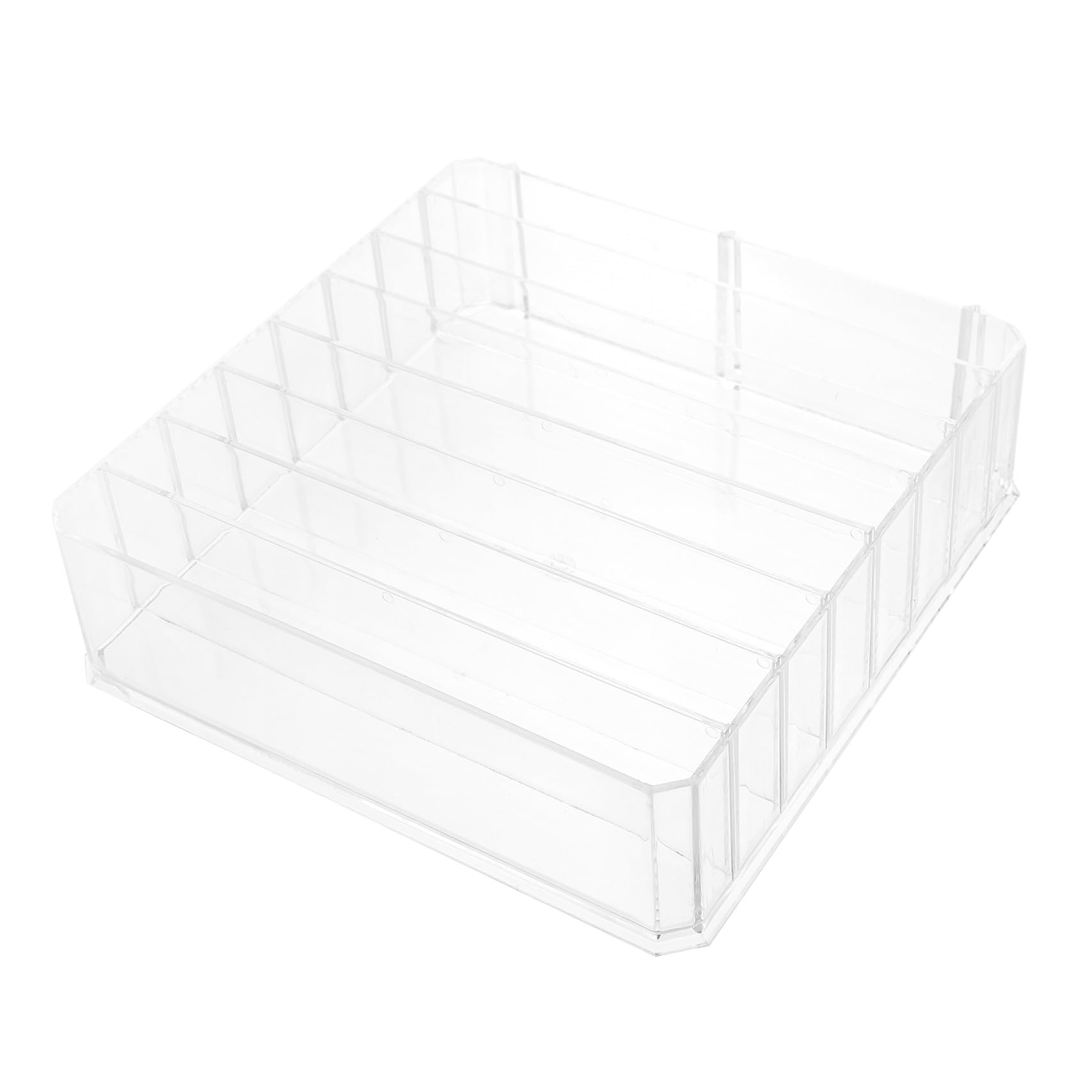 Scatola Organizer per Ombretti 8 Scomparti in Acrilico Rimovibile | Rossetti e Cosmetici, Uso in Camera e Casa, Pulizia Semplice e Design Essenziale
