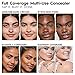 Urban Decay Quickie 24HR Full Coverage Waterproof Concealer (40CP - Medium Cool Pink), Natural Matte Finish, Hydrating Vitamin E, Dual-ended Buffing Brush & Multi-use Applicator - 0.5 fl oz