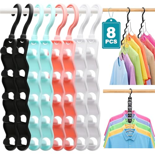 Closet Organizers and Storage,Upgraded Organization and Storage Clothes Hanger,8 Pack