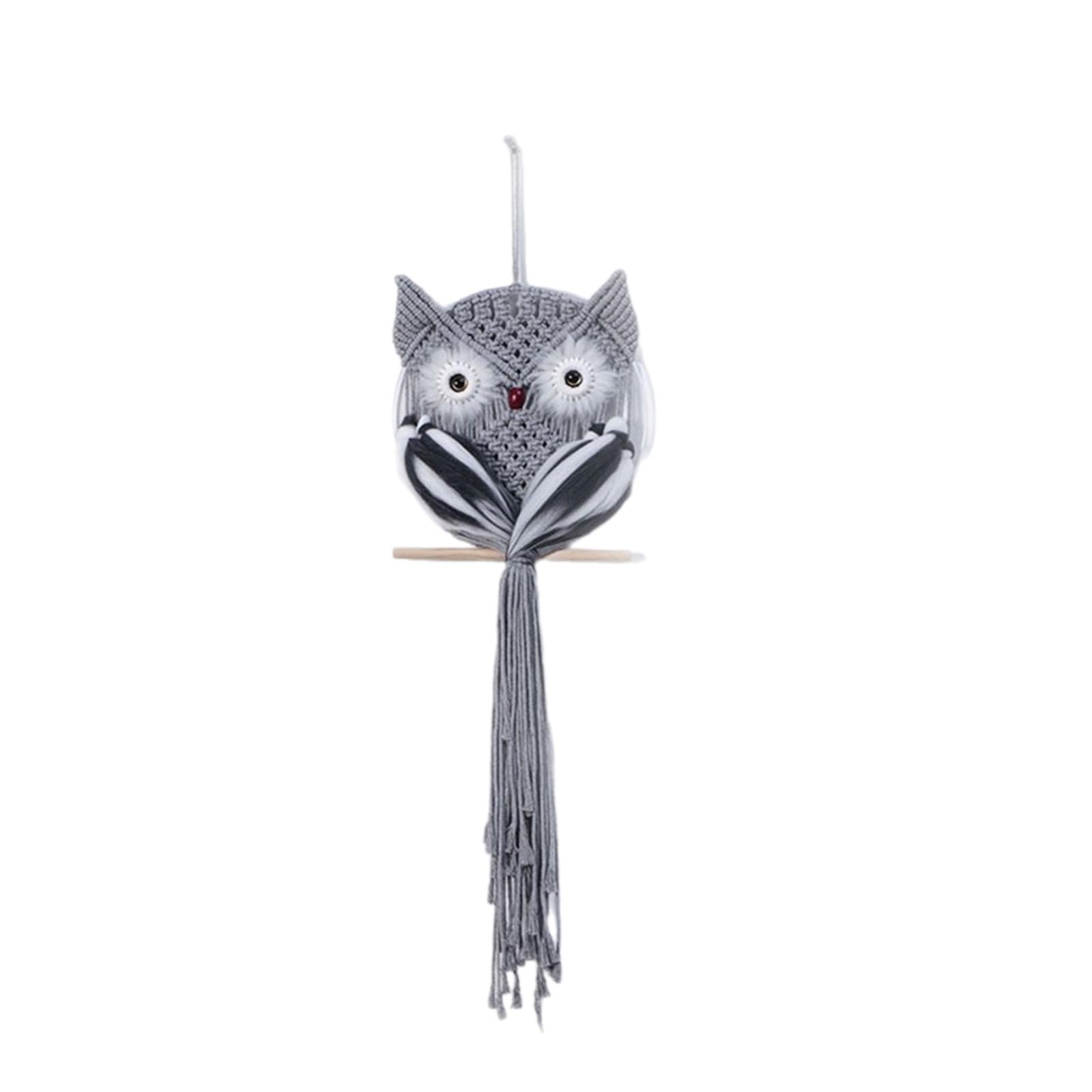 HDOYTXXM Tapestry Handwovens Owl Shaped Wall Hangings Pendants Home Macrames Tapestry Decorations for Bedroom Farmhouses Sustainable