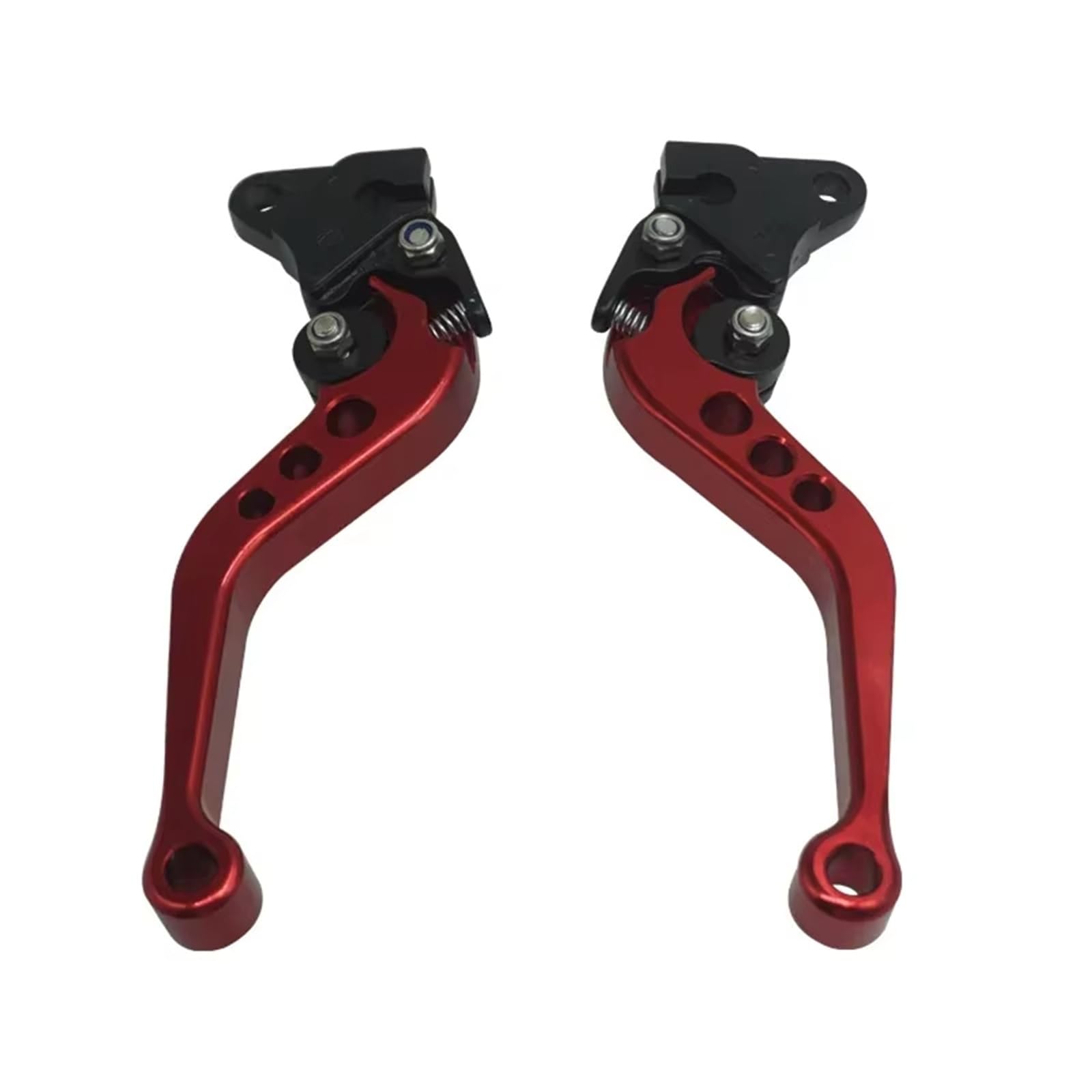 BeiZhengbhD Clutch Lever Handlebar Motorcycle Brake Handle CNC Clutch Drum Lever Motorbike Modification Adjustable Handlebar Set for CG125(D)