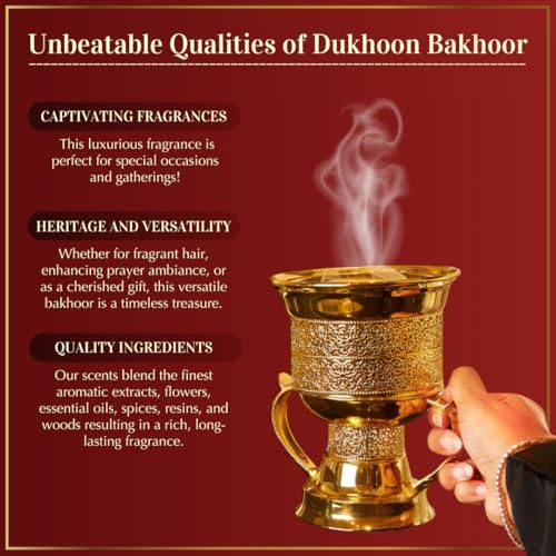 Dukhoon Al Malaki Oud Bakhoor ??? ???? ???? by Dukhni | Authentic Arabic Bakhoor Incense | 40 gm jar | Handmade, Luxurious | Rich Floral Spicy Blend | Perfect for Prayer & Gifting |To Relax & Meditate