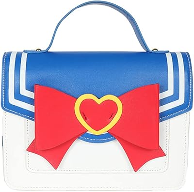 OxyPlay Anime Sailer Moon Inspired Crossbody Bag, Kawaii Cosplay Shoulder Purse Bag Gifts for Women and Girls (Navy Blue)