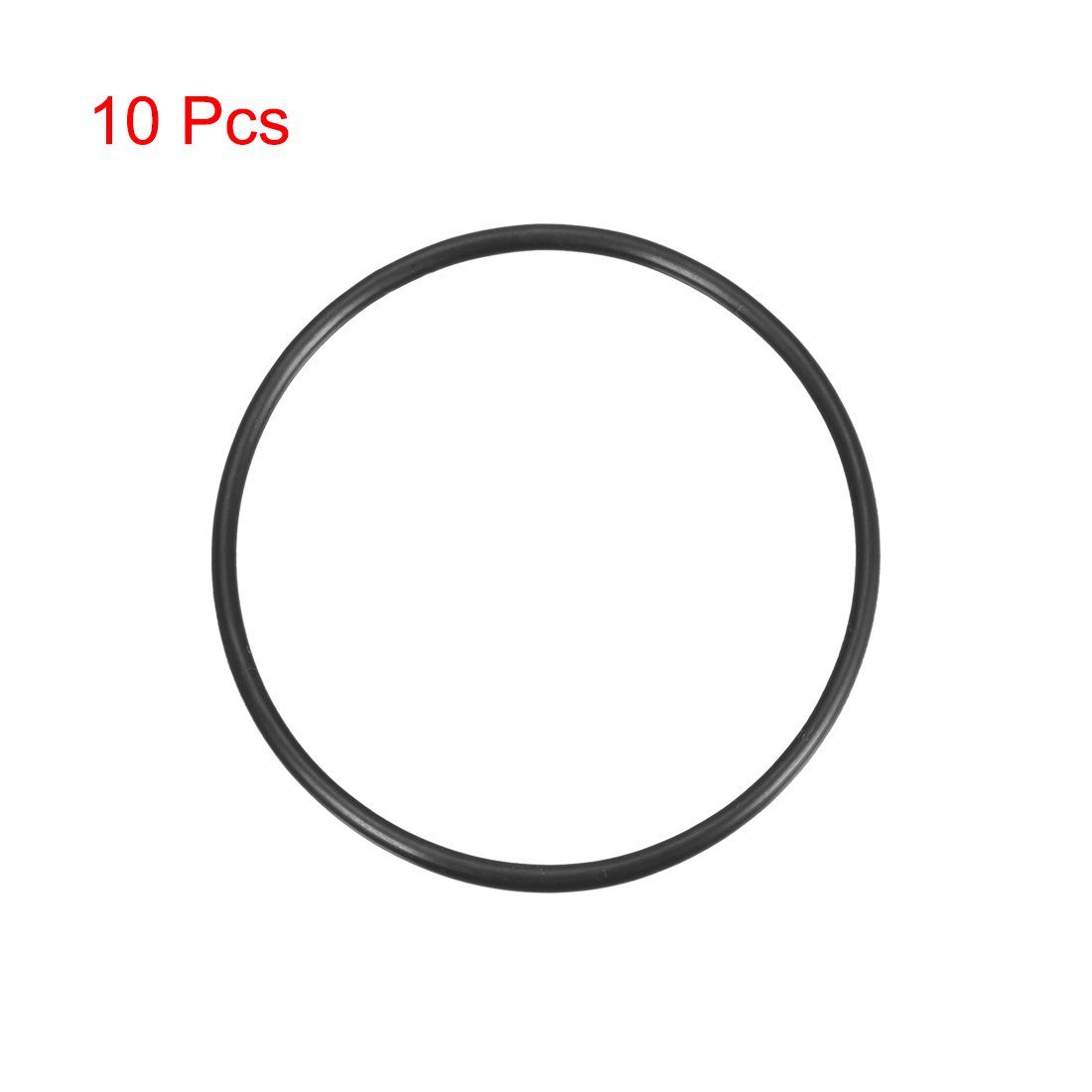 sourcingmap Nitrile Rubber O-Rings 65mm OD 58.8mm ID 3.1mm Width, Metric Sealing Gasket, Pack of 10, Black, 58.8mmx65mmx3.1mm - Image 2