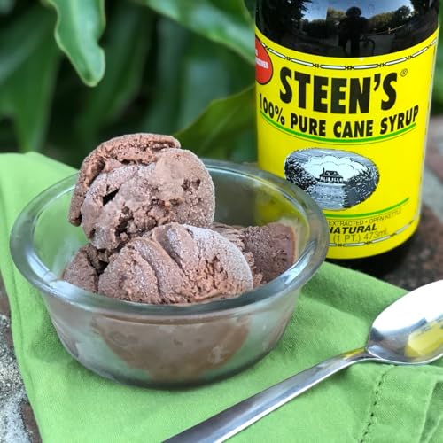 100% Pure Cane Syrup 16fl. Oz - No Additives - No Preservatives - Pure & Natural - Open Kettle - Louisiana's Trusted Brand for Over 100 Years - By Steen's (16 Fl Oz (Pack of 2))