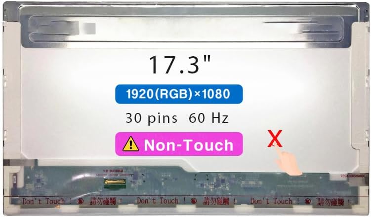 Screen Replacement N173HGE-E11 for ASUS Rog GL752 GL752V GL752VW GL752VW-DH71 17.3" FHD 1920x1080 30 pin LCD Non-Touch Screen Display Panel